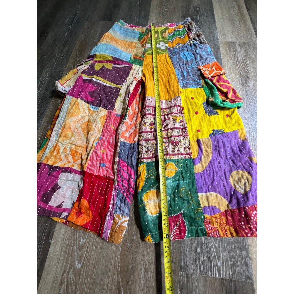 Earthbound Trading Co Patchwork Pants Womens XL M… - image 7